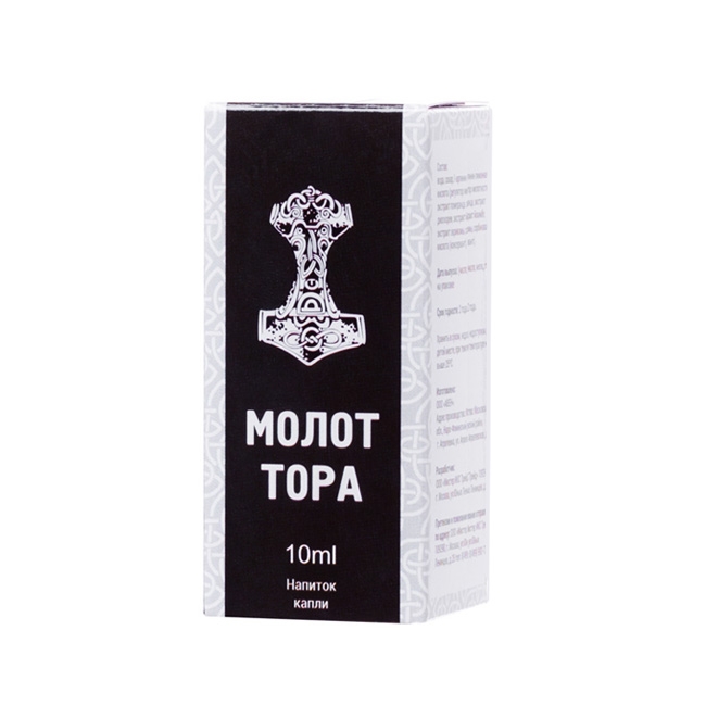 Капли "Молот Тора" для потенции