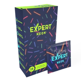 Светящиеся презервативы EXPERT Neon