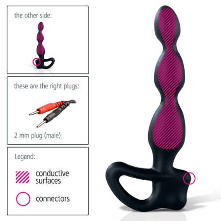 Анальный стимулятор Mystim Big Bend-it