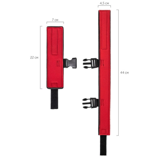 Ошейник с наручниками ToyFa Theatre
